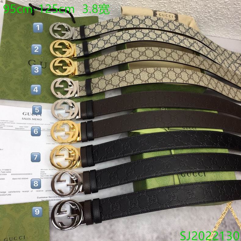 Gucci Belt 38mmX95-125CM 7D242